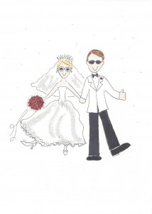 Congratulations! on your HAPPY Wedding DAY and ALWAYS! card front